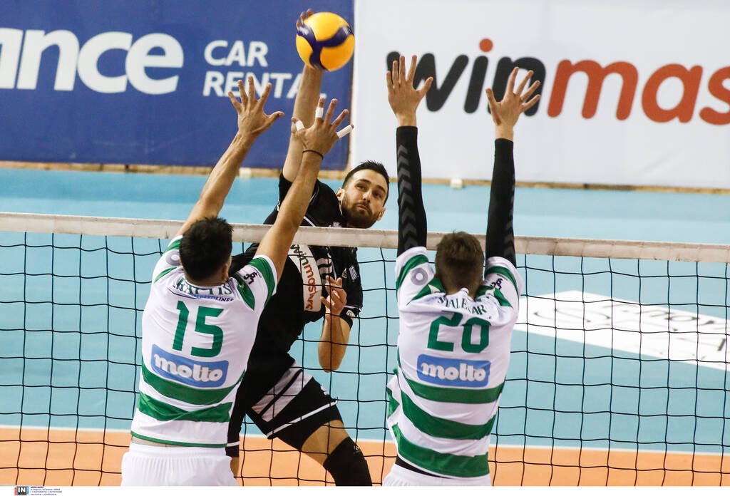 Volley League ανδρών: «Περίπατος» για ΠΑΟΚ - «Black Friday» για Παναθηναϊκό (photos)