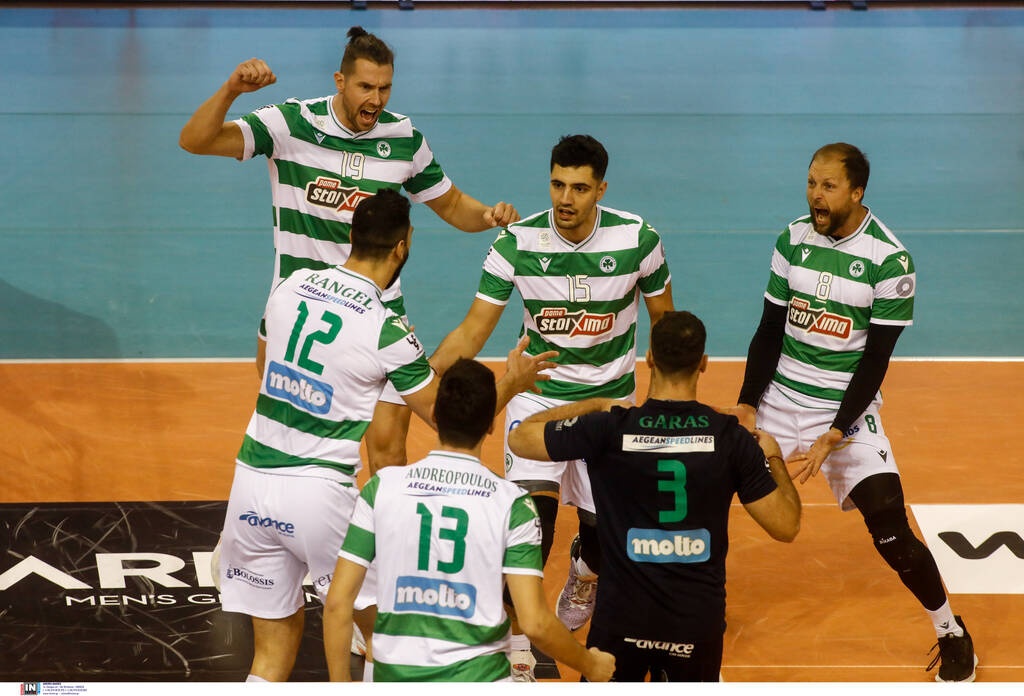 Volley League ανδρών: «Περίπατος» για ΠΑΟΚ - «Black Friday» για Παναθηναϊκό (photos)