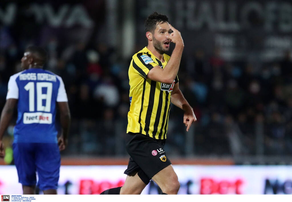 ΠΑΣ Γιάννινα-ΑΕΚ: Ξέσπασμα χαράς στο γκολ του Σάκχοφ (photos)