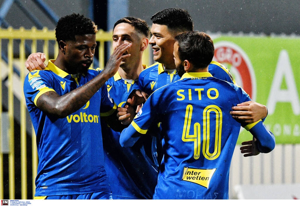 Αστέρας Τρίπολης-Ατρόμητος 6-2: «Καταιγίδα» οι γηπεδούχοι, διέσυραν τους Περιστεριώτες (photos)