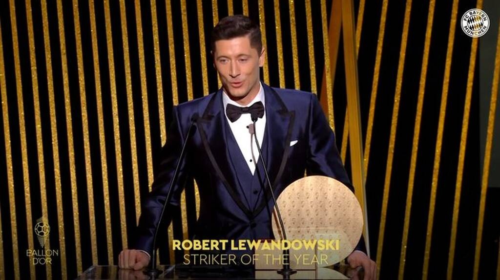 Χρυσή Μπάλα 2021: Οι ψήφοι της πρώτης δεκάδας - Η διαφορά Μέσι - Λεβαντόφσκι (video+photos)