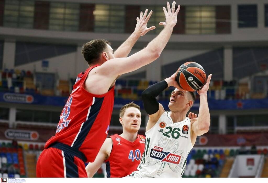 ΤΣΣΚΑ Μόσχας-Παναθηναϊκός ΟΠΑΠ 97-77: Τον «τιμώρησε» και τον... προσγείωσε με βαριά ήττα