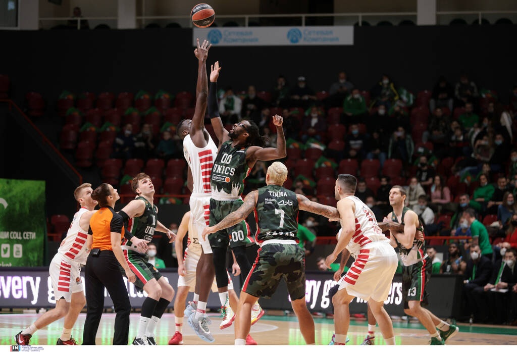 Ούνικς Καζάν-Ολυμπιακός 84-87: Ο Βεζένκοφ έκανε τη διαφορά!