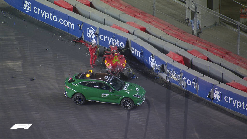 Formula 1: Σοβαρό ατύχημα για Λεκλέρκ - Διέλυσε την Ferrari του (video+photos)