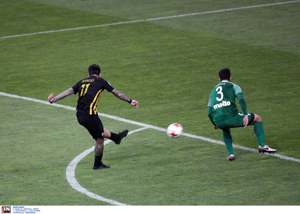 ΑΕΚ-Παναθηναϊκός: Αφηνιάζουν στο ντέρμπι Αραούχο και Μακέντα (video+photos)