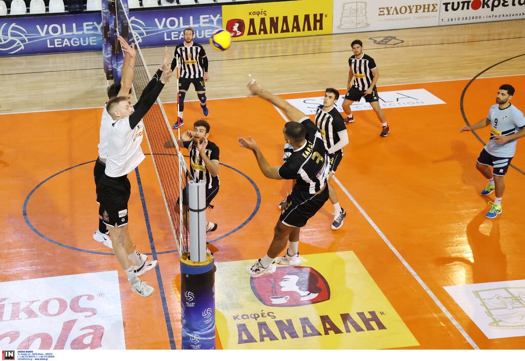 Volley League ανδρών: Με εξαιρετικό Κουμεντάκη πέρασε από την Κρήτη ο ΠΑΟΚ