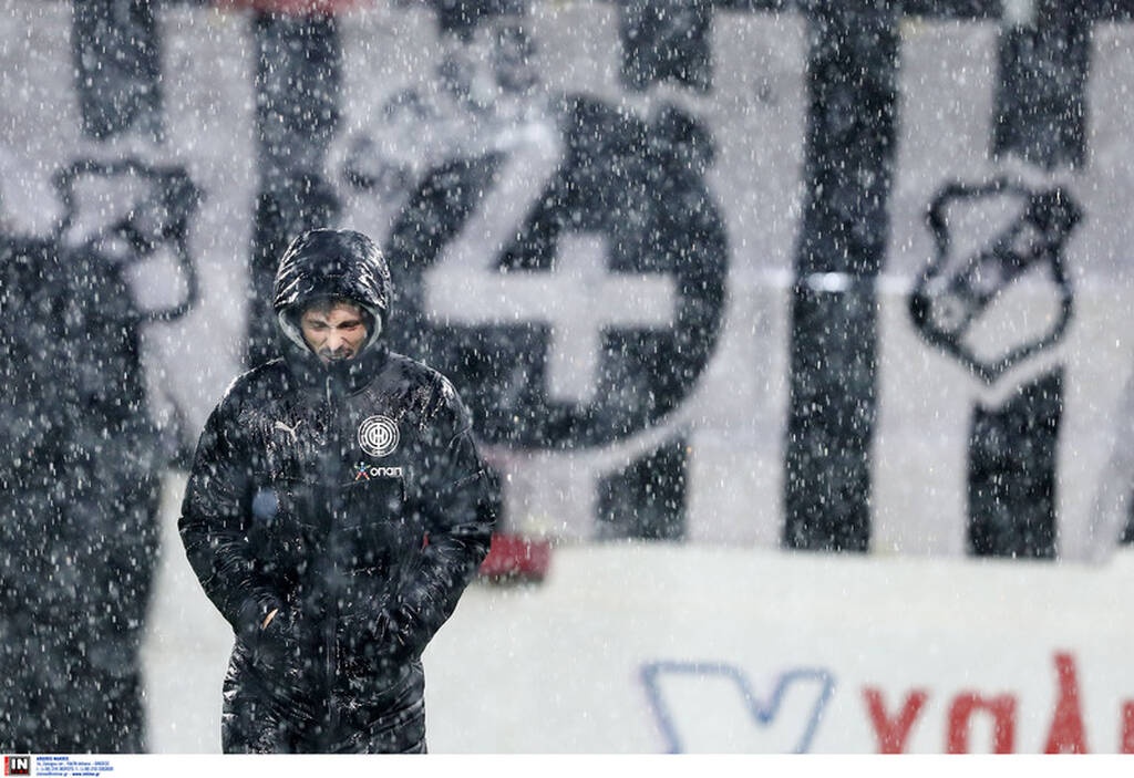 ΟΦΗ-Ολυμπιακός: Άνοιξαν οι ουρανοί στην Κρήτη πριν το ματς (photos)