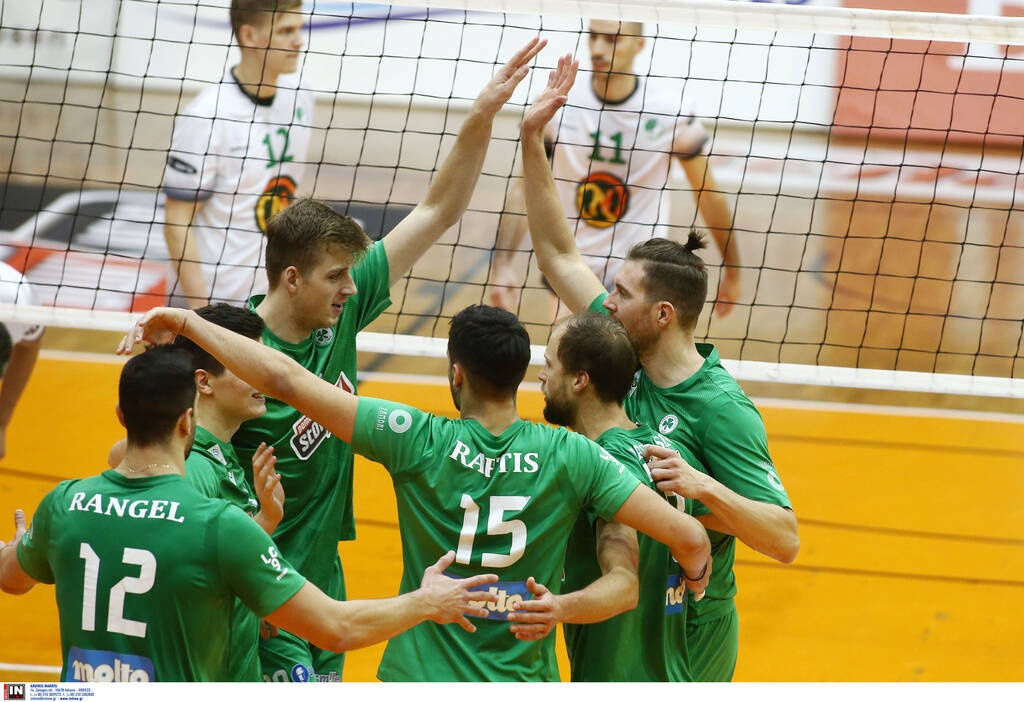 Volley League ανδρών: Με «περίπατο» επιστροφή στις νίκες ο Παναθηναϊκός