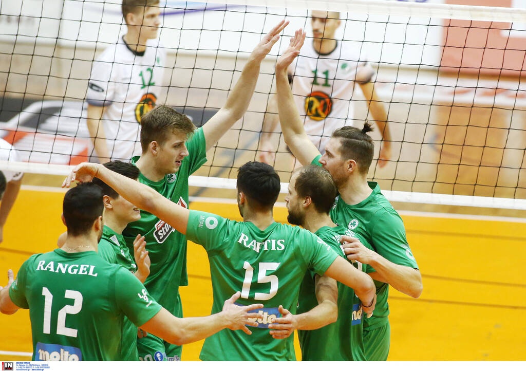 Volley League ανδρών: Με «περίπατο» επιστροφή στις νίκες ο Παναθηναϊκός