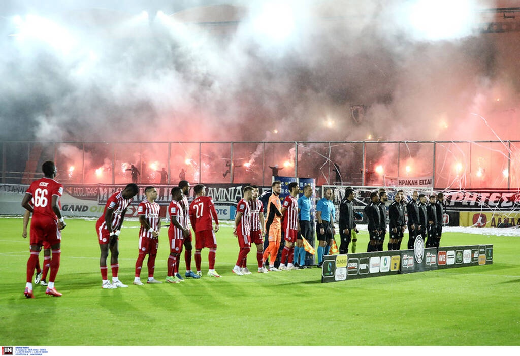 ΟΦΗ-Ολυμπιακός: Ο Διαμαντής με τρομερό αριστερό σουτ έβαλε φωτιά στο Γεντί Κουλέ! (vid+pics)