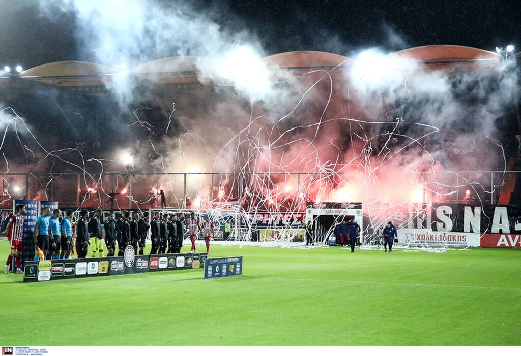 ΟΦΗ-Ολυμπιακός: Ο Διαμαντής με τρομερό αριστερό σουτ έβαλε φωτιά στο Γεντί Κουλέ! (vid+pics)