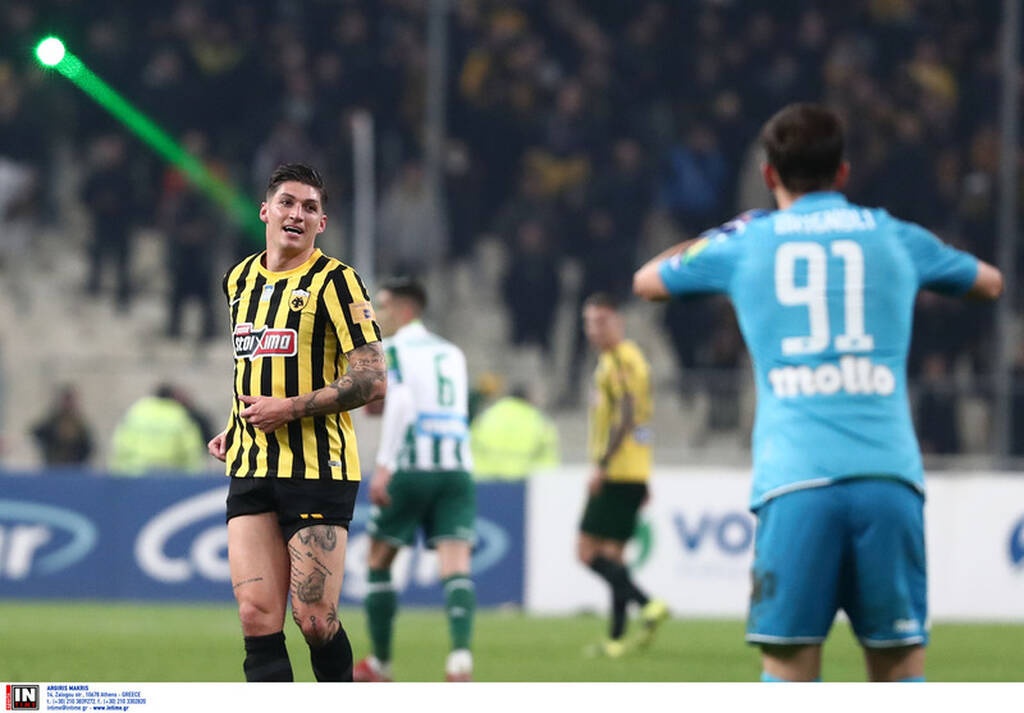 ΑΕΚ-Παναθηναϊκός: Ένταση στο φινάλε με Μπρινιόλι-Τσούμπερ (photos)