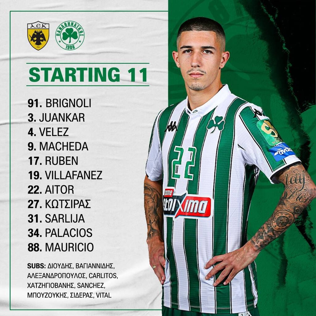 ΑΕΚ-Παναθηναϊκός: Εκτός ο Αλεξανδρόπουλος, μέσα Πέρεθ, Αϊτόρ, Παλάσιος στο «τριφύλλι» (photos)