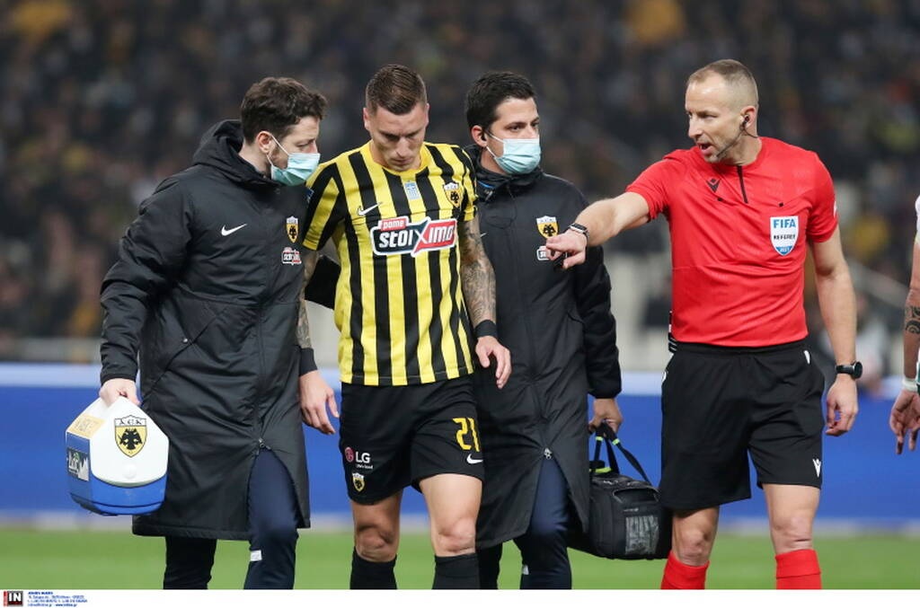 AEK: Συμπτώματα διάσεισης ο Βράνιες - Έπαιξε με πρόβλημα στο ντέρμπι