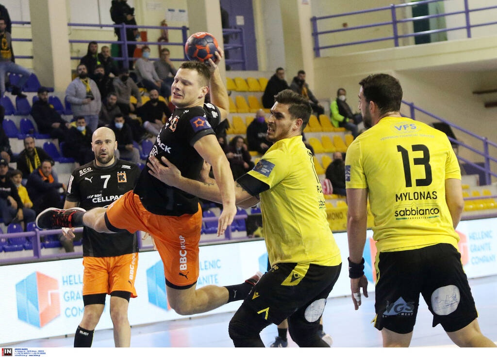 EHF European League: Ήττα για την ΑΕΚ από την Καντέτεν (photos)