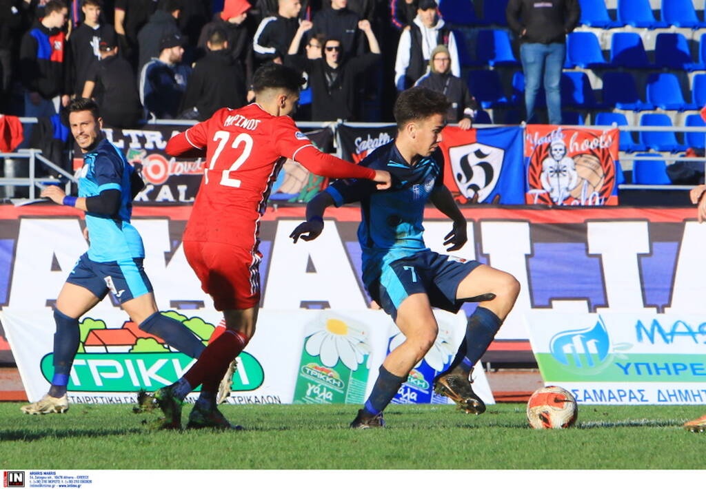 Τρίκαλα-Ολυμπιακός Β 0-0: Κόλλησαν στο 0-0