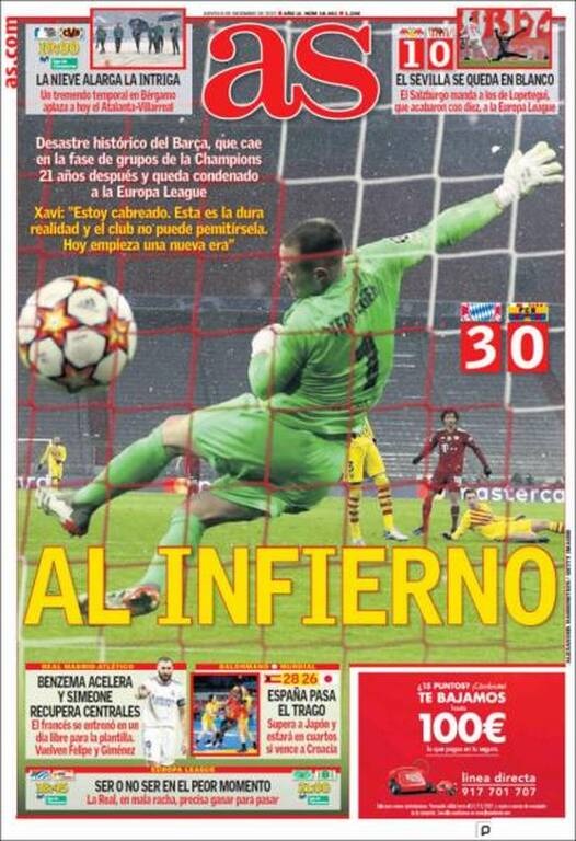 AS: «Στην κόλαση»