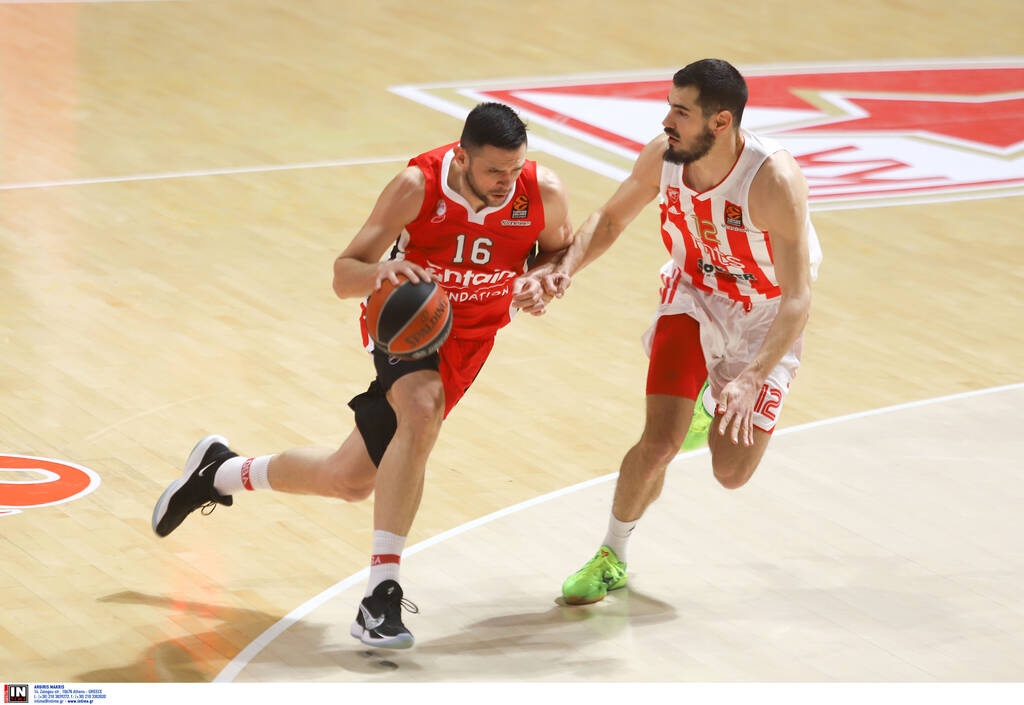 Ερυθρός Αστέρα-Ολυμπιακός 81-76: «Έλιωσε» στο Βελιγράδι