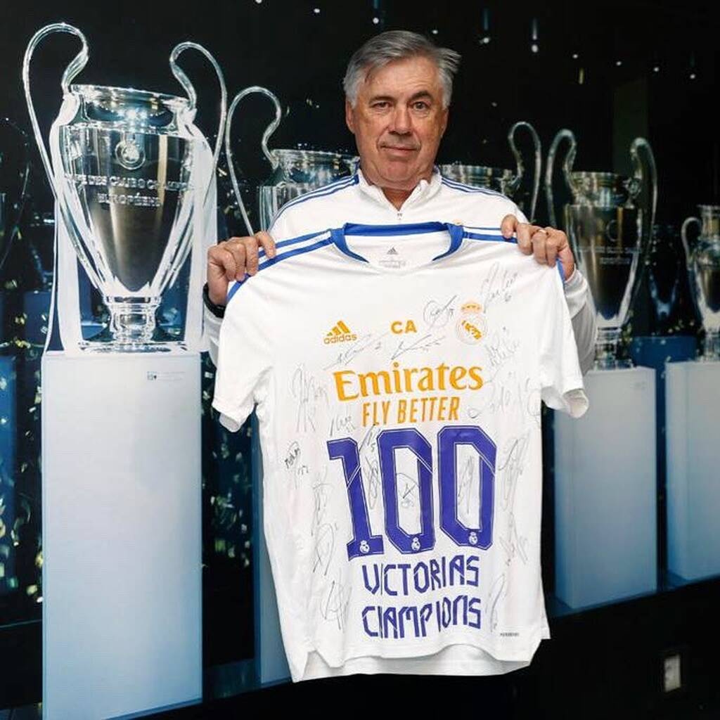 Champions League: Ο Αντσελότι έπιασε 100 νίκες στη διοργάνωση και το πανηγύρισε (photos)