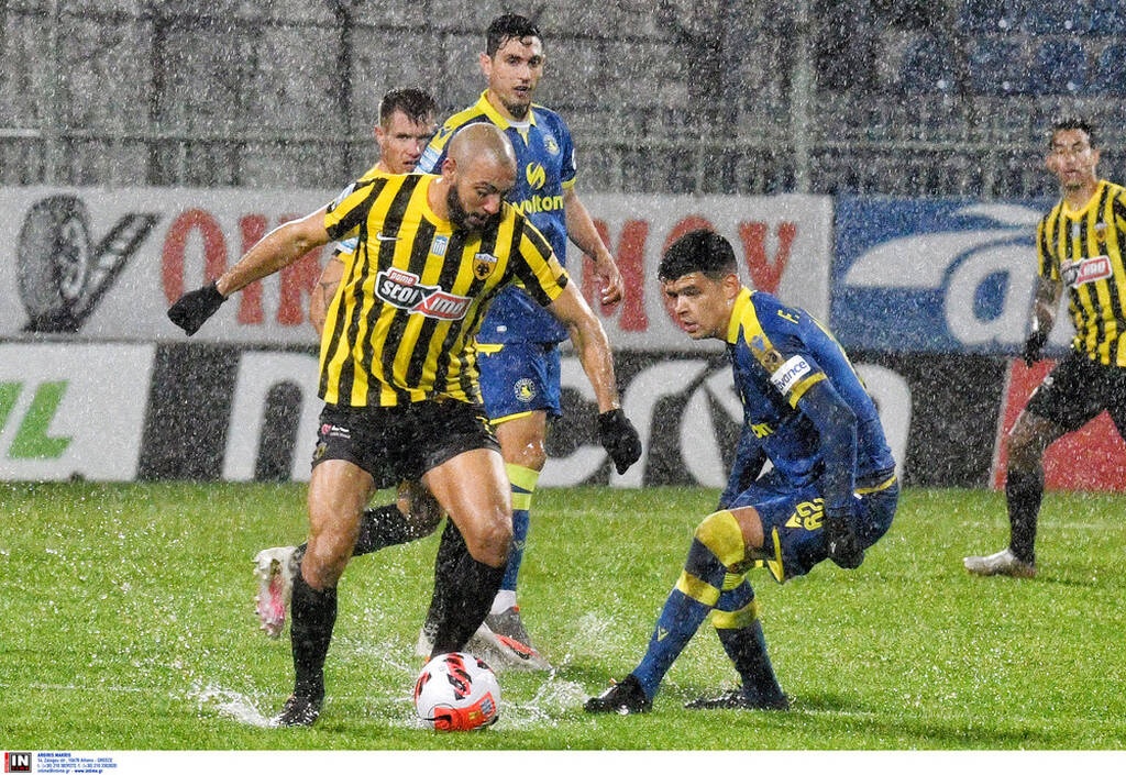 Αστέρας Τρίπολης-ΑΕΚ 0-0: Φρέναρε στη βροχή η Ένωση (photos)