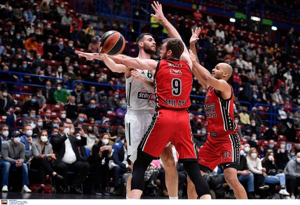 Αρμάνι Μιλάνο-Παναθηναϊκός ΟΠΑΠ 75-54: Πάλεψε μόνο για ένα ημίχρονο, πλήρωσε τα λάθη του (photos)