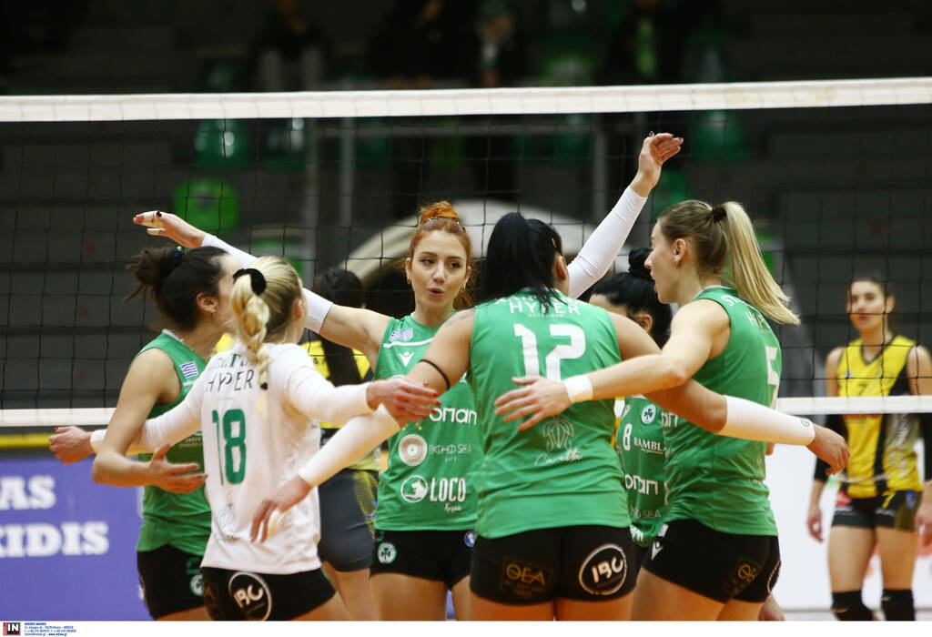 Volley League Γυναικών: Ακάθεκτος ο Παναθηναϊκός - Τα αποτελέσματα της 14ης αγωνιστικής