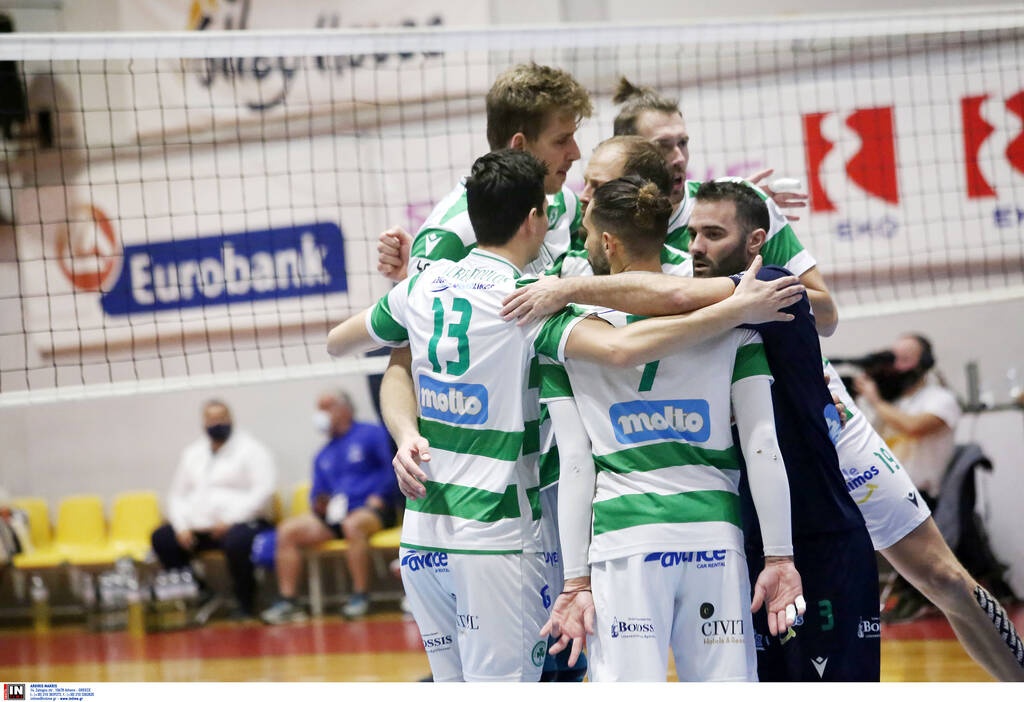 Volley League Ανδρών: «Καθάρισε» και την Κηφισιά ο Παναθηναϊκός και κάνει Πρωτοχρονιά στην κορυφή