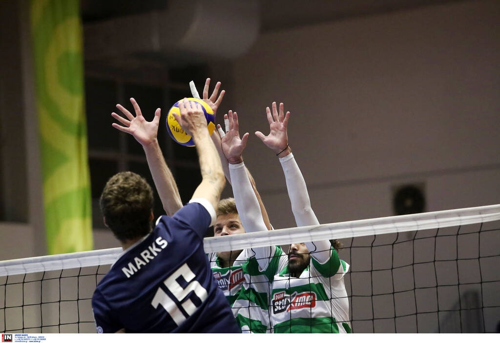 Volley League Ανδρών: «Καθάρισε» και την Κηφισιά ο Παναθηναϊκός και κάνει Πρωτοχρονιά στην κορυφή