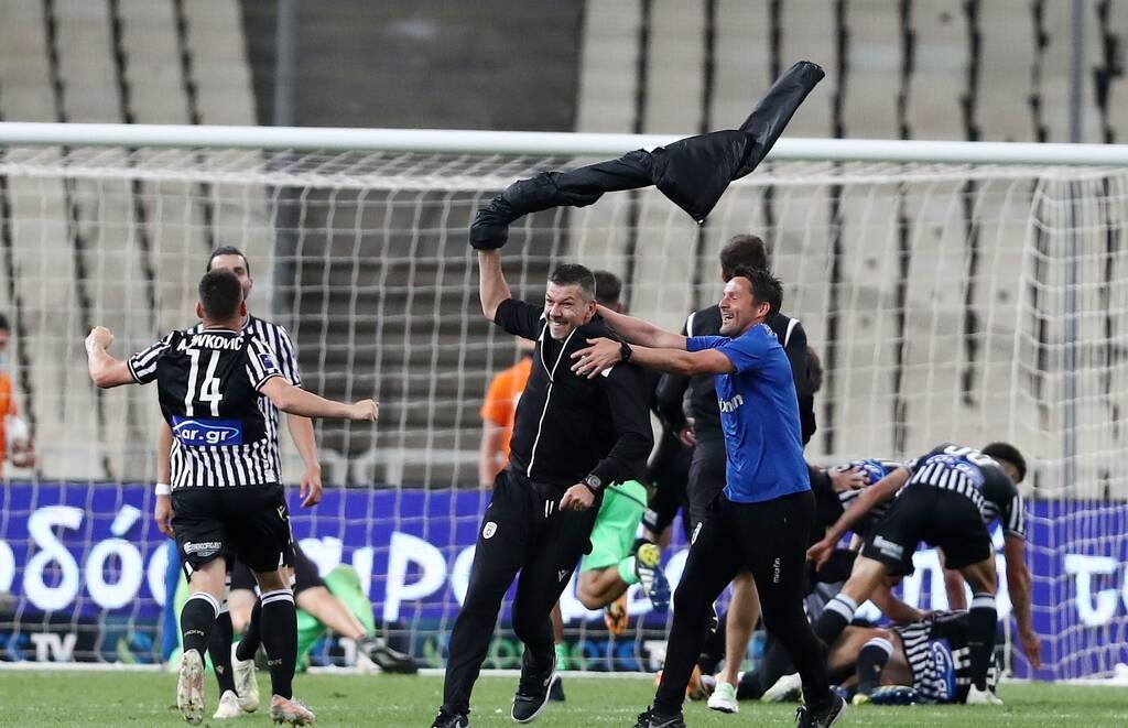 Το ξέφρενο πανηγύρι του Πάμπλο Γκαρσία και όλου του ΠΑΟΚ, μετά την κατάκτηση του Κυπέλλου στο ΟΑΚΑ!