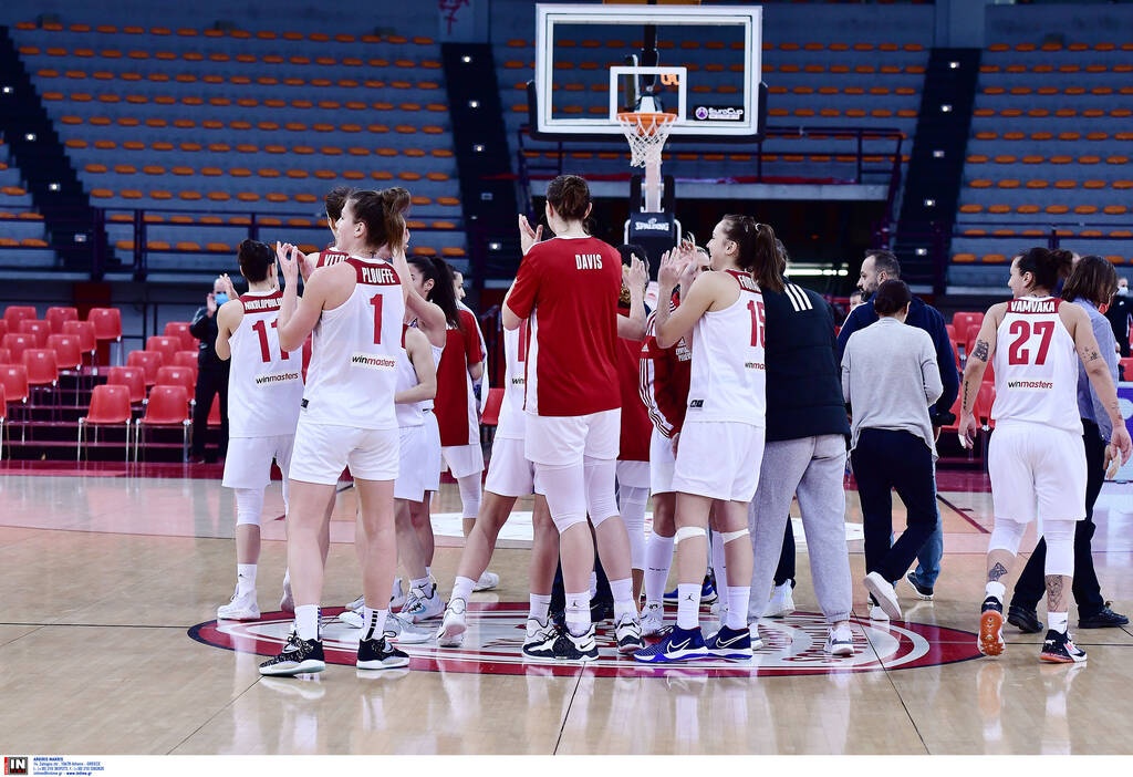 Μπάσκετ γυναικών: Πρόκριση σε άδειο ΣΕΦ για τον Ολυμπιακό (video+photos)