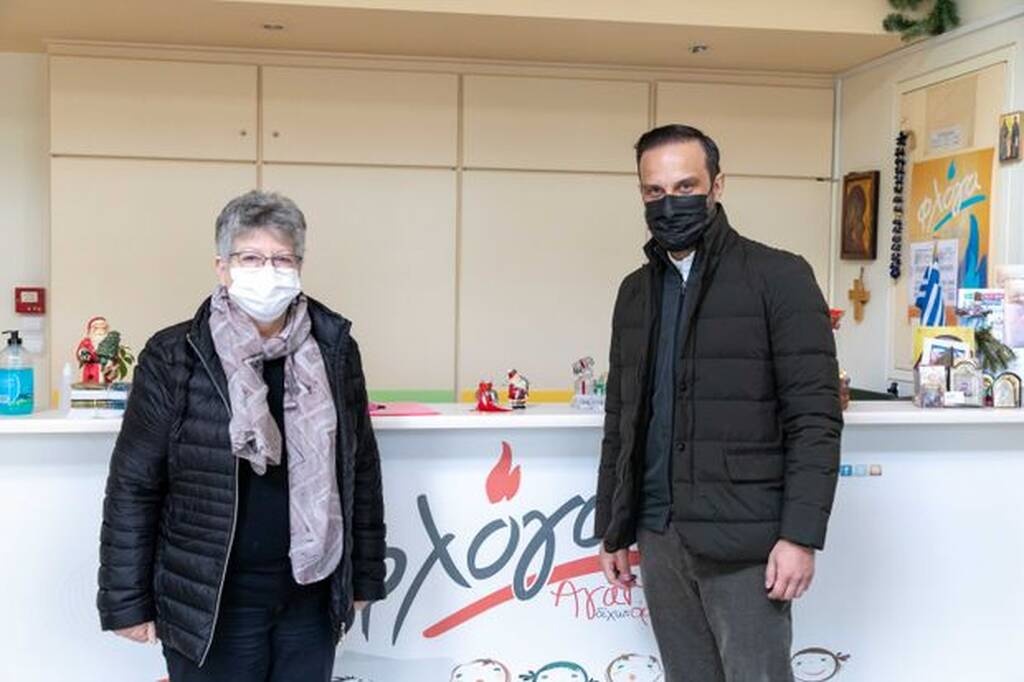 Αστέρας Τρίπολης: Επίσκεψη στη ΦΛΟΓΑ και στη ΛΑΜΨΗ (photos)