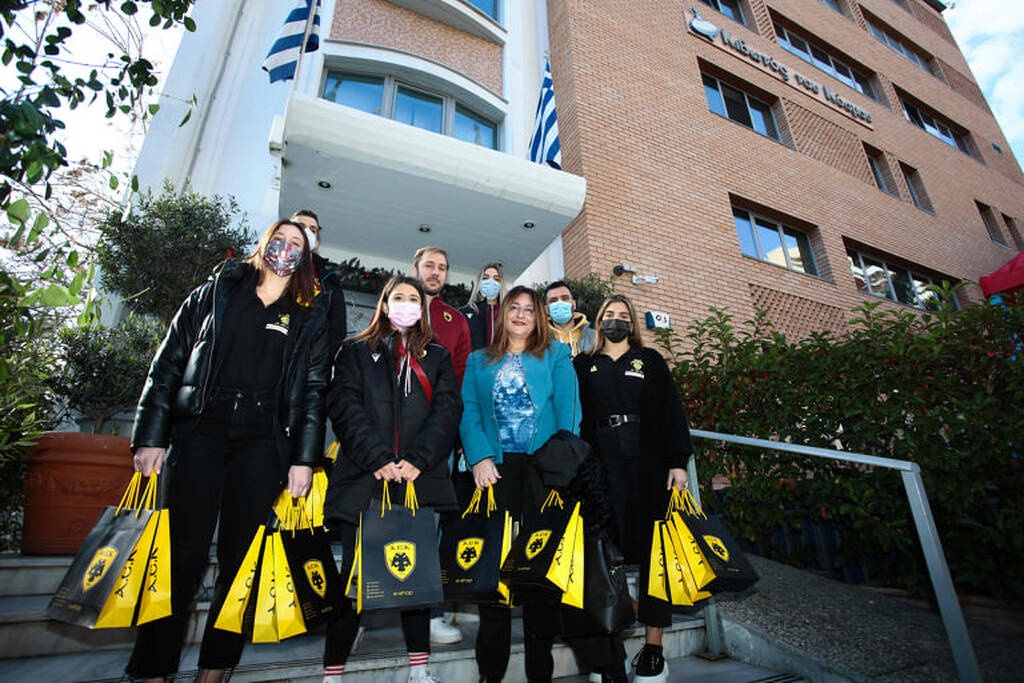 Η ΑΕΚ πάντα δίπλα στην «Κιβωτό του Κόσμου» (photos)