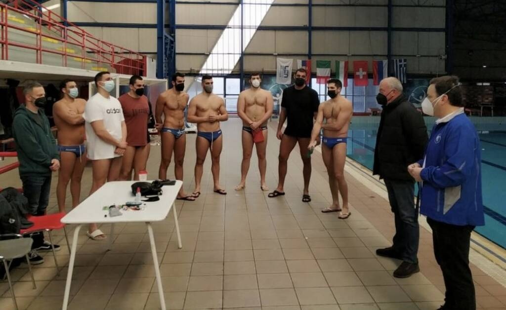 Πόλο: «Ποδαρικό» στο 2022 στην πισίνα με προπόνηση για την Εθνική ομάδα Ανδρών (photos)