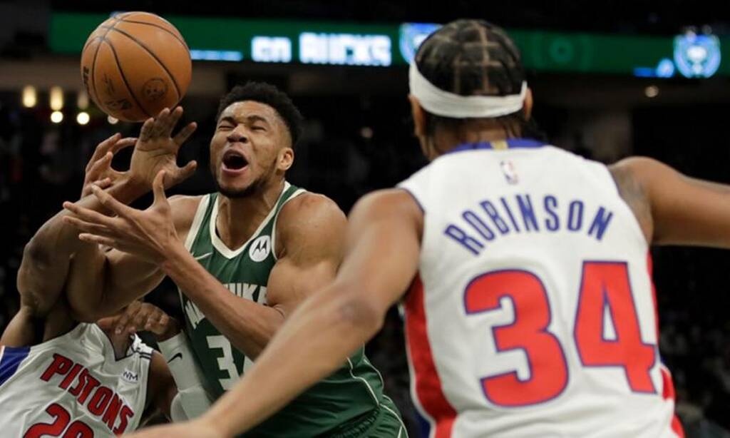 NBA: Απίστευτη έκπληξη για Μπακς - Ήττα από τους Πίστονς