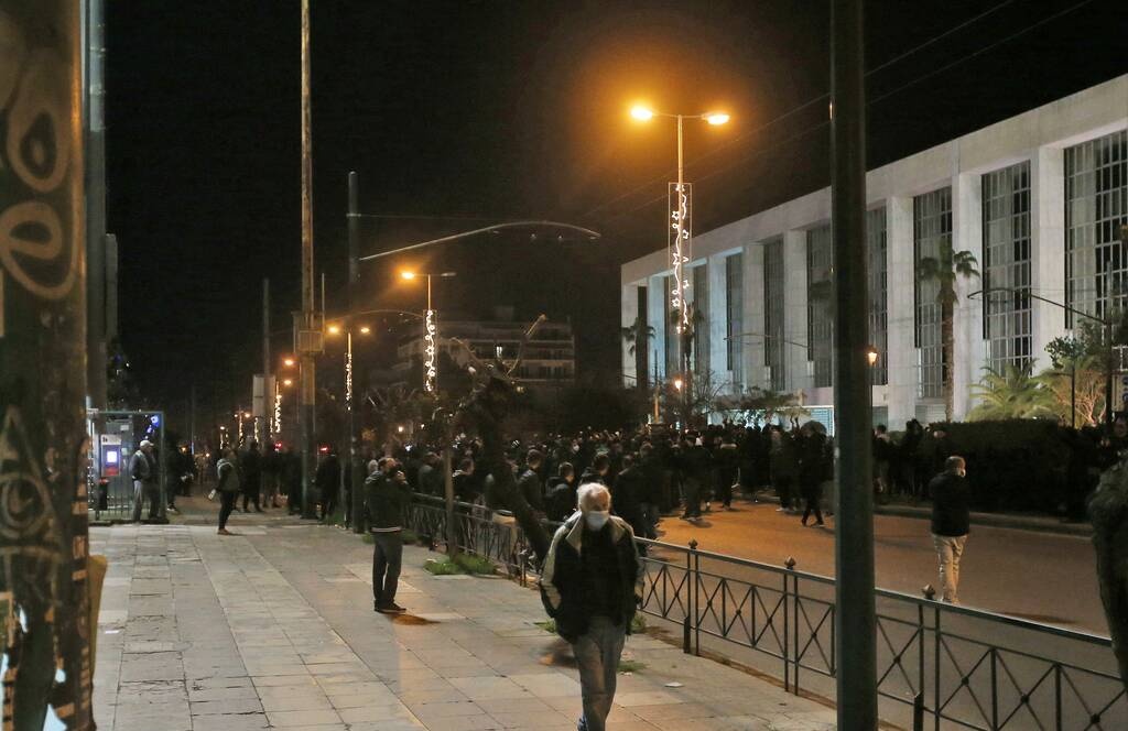Παναθηναϊκός-Άρης: Διαμαρτυρία στη Λεωφόρο Αλεξάνδρας (Photos)