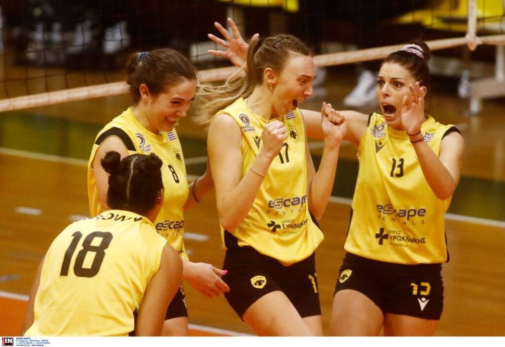 Volleyleague Γυναικών: Προελαύνει ο Παναθηναϊκός, μεγάλη νίκη η ΑΕΚ στη Μίκρα (photo)