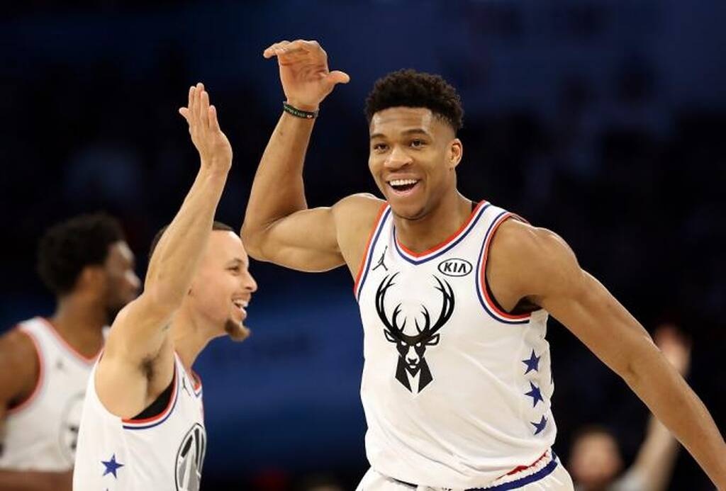 ΝΒΑ All Star Game: Σαρώνει ο Αντετοκούνμπο στην ψηφοφορία - Πρώτος ο Στεφ Κάρι