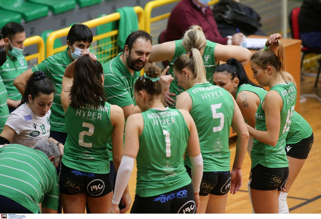 Volley League γυναικών: Ασταμάτητος ο Παναθηναϊκός - Στο +7 από τον Ολυμπιακό