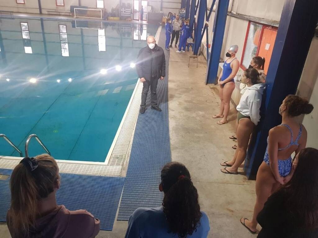 Εθνική Πόλο Γυναικών: Υπό το βλέμμα του πρόεδρου της ΚΟΕ το καμπ της «Γαλανόλευκης» (photos)