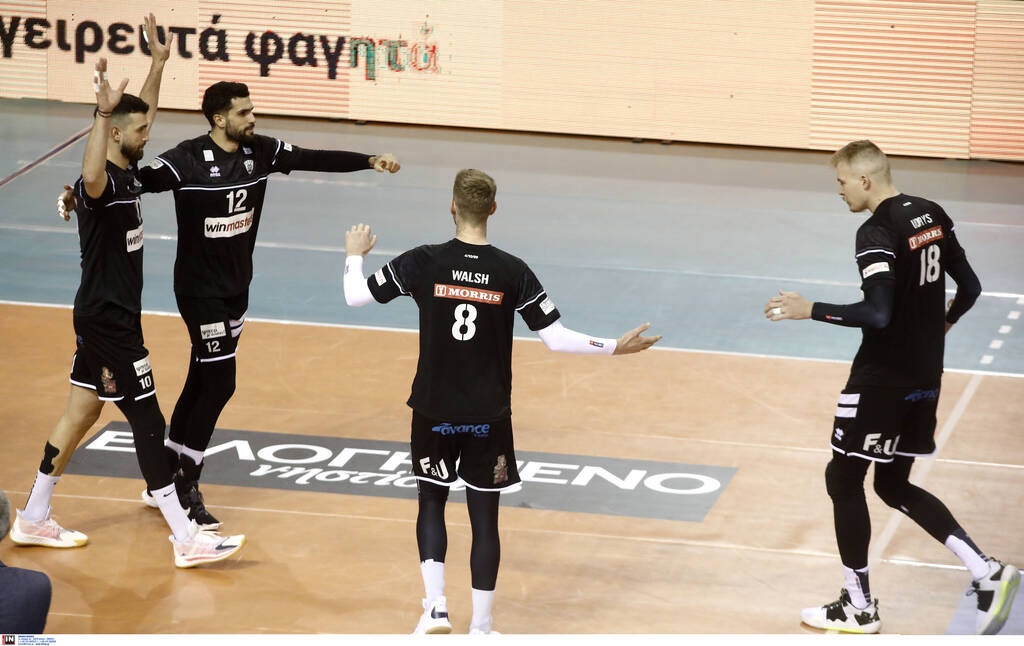 Volley League ανδρών: Εύκολα ο ΠΑΟΚ την Κηφισιά (videos+photos)