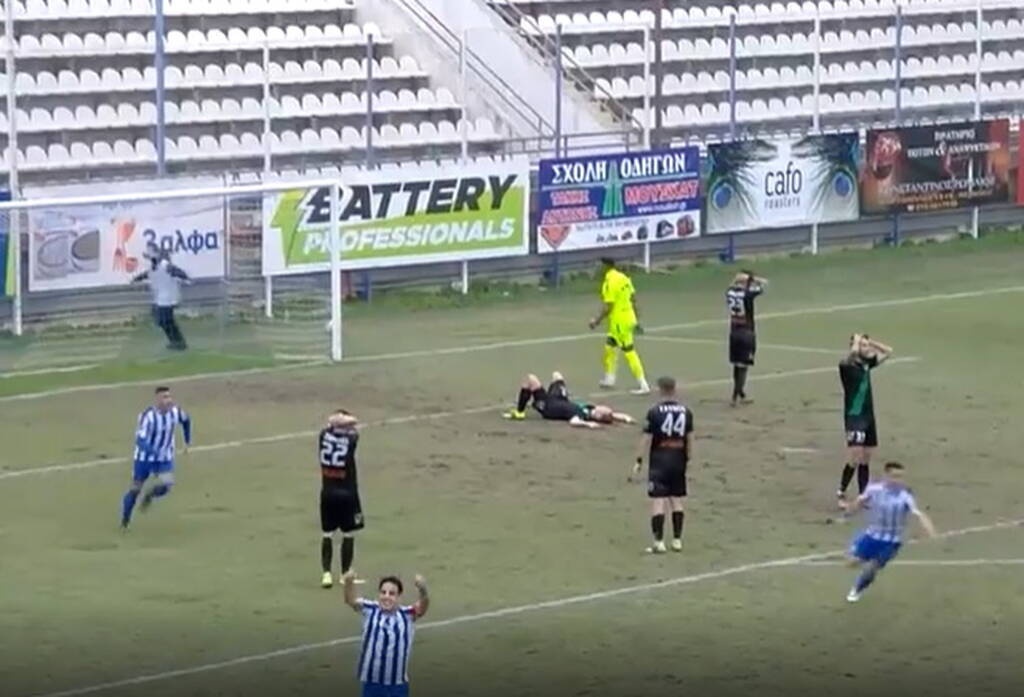 Απίθανο αυτογκόλ στην Super League 2 (video)