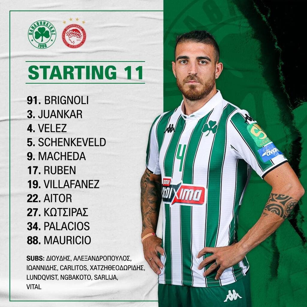 Παναθηναϊκός-Ολυμπιακός: Μακέντα στην κορυφή προτίμησε ο Γιοβάνοβιτς! (photos)