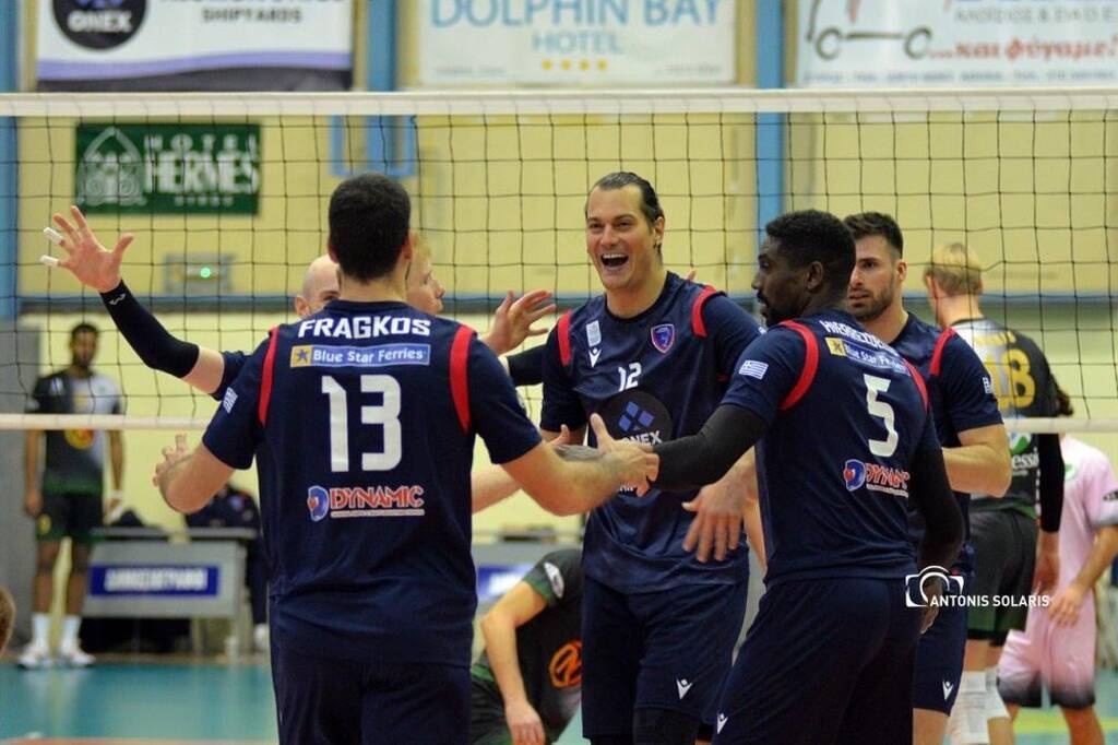 Volley League Ανδρών: Ποδαρικό με το… δεξί για τον Φοίνικα Σύρου με 3-0 σετ τον Μίλων(photos+videos)