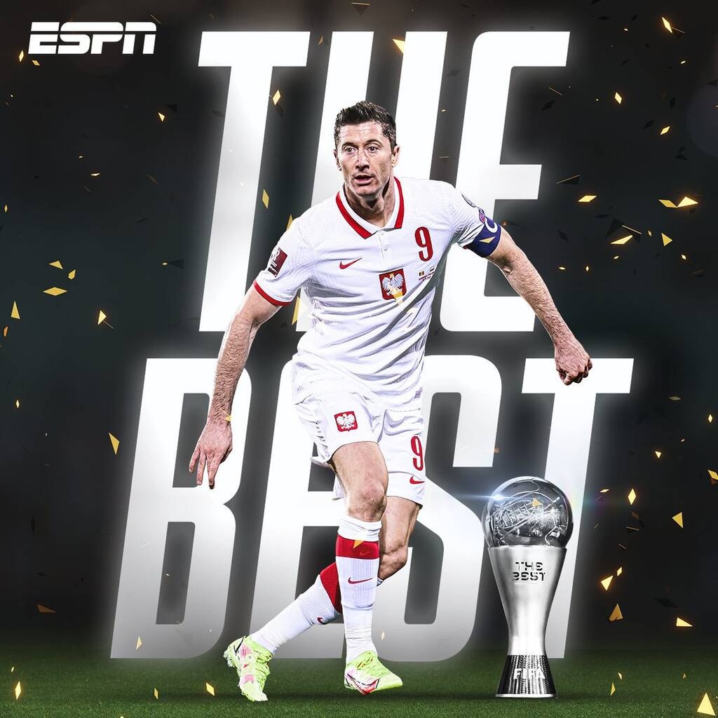 FIFA Awards: Κορυφαίος για το 2021 ο Λεβαντόφσκι - Η «απάντηση» στον Μέσι (photos)