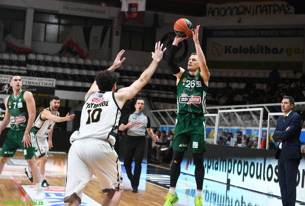 Απόλλων Π. - Παναθηναϊκός ΟΠΑΠ 48-90: Βρίσκει ρυθμό με «καυτό» Νέντοβιτς (video+photos)