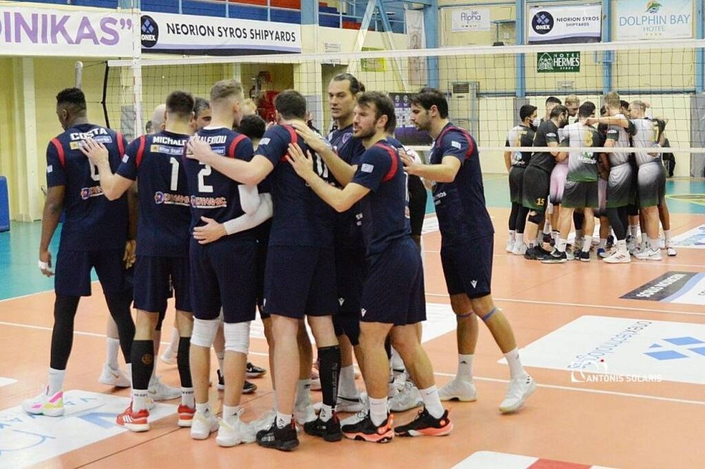 Volley League Ανδρών: Ποδαρικό με το… δεξί για τον Φοίνικα Σύρου με 3-0 σετ τον Μίλων(photos+videos)
