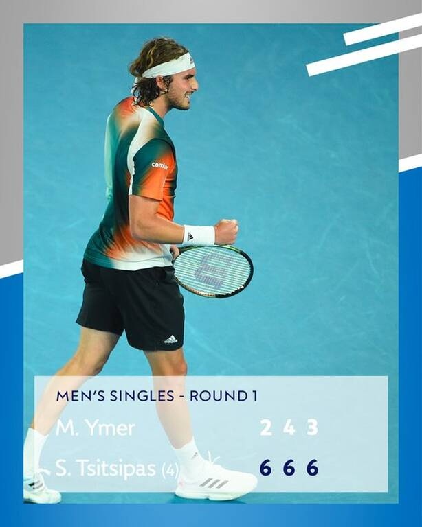 Australian Open: Ιδανική πρεμιέρα για Τσιτσιπά - Αποθέωση από τους Έλληνες στη Μελβούρνη (pics+vids)