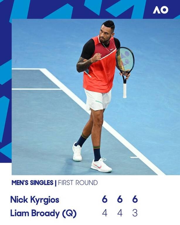 Australian Open: Στον 2ο γύρο προκρίθηκε ο… Ρονάλντο του τένις, Νικ Κύργιος (video+photos)