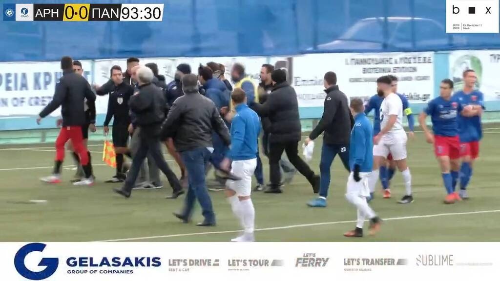 Γ’ Εθνική: Ντου του Πανιωνίου στον διαιτητή – Νεύρα για τη γκέλα στη Σούδα (photos)