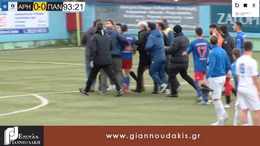 Γ’ Εθνική: Ντου του Πανιωνίου στον διαιτητή – Νεύρα για τη γκέλα στη Σούδα (photos)